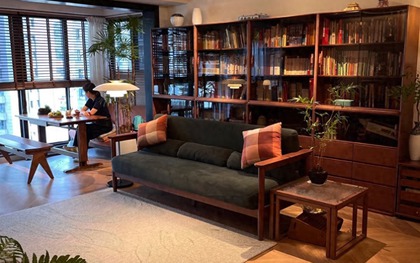 Đỉnh thật sự: Phòng khách của cô gái làm văn phòng đẹp hơn Pinterest, cảm giác chữa lành tận tâm can