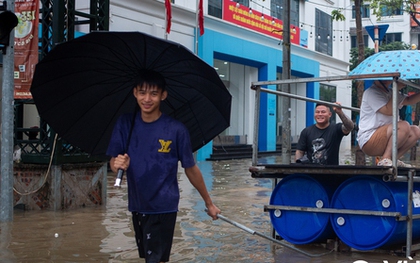 Thay bạn xem nhà ngày mưa bão: Geleximco hoá làng chài, Vinhomes Smart City vẫn thông thoáng