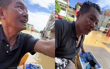 Cha già bơi 4 tiếng vào tiếp tế cho con gái ở Thái Nguyên: Thấy con như vậy, bố mẹ nào ngồi yên được