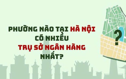 Hai phường của Hà Nội diện tích chưa đến 2 km2 nhưng là nơi đặt "đại bản doanh" hàng chục ngân hàng BIDV, Vietcombank, VietinBank, Techcombank,...