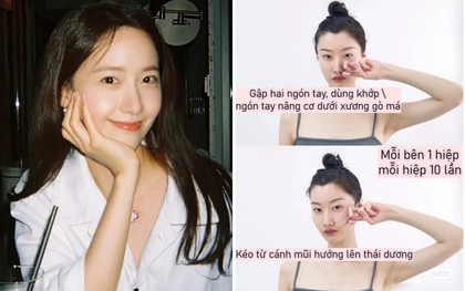 5 bài tập giúp mặt thon gọn, mỗi ngày 5 phút là 2 tuần có ngay gương mặt V-line!