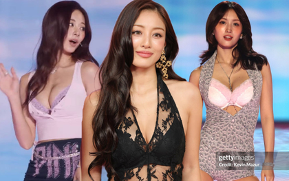 Ngoài màn phô diễn vòng 1 ngồn ngộn, 4 mỹ nhân TWICE chẳng làm được gì tại Victoria's Serect Show!