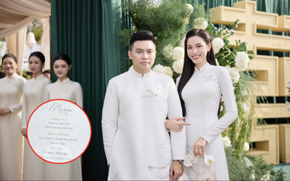 Lộ diện menu tiệc ăn hỏi Đỗ Hà, có món nộm cực thú vị