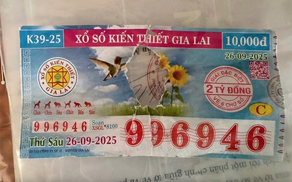 Người phụ hồ làm thủng tờ vé số trúng 2 tỷ đồng, đi nhận thưởng không được: Công ty xổ số nói gì?