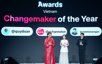 TikTok Awards Việt Nam 2025 vinh danh ba gương mặt Changemaker of the Year