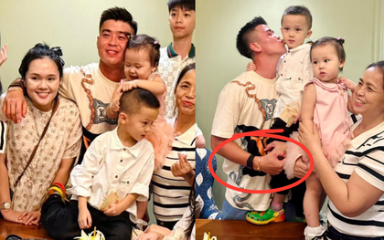Duy Mạnh được vợ tặng vòng tay gần 200 triệu, tiểu thư Quỳnh Anh gây chú ý với mặt mộc ở nhà chồng