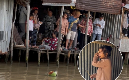 Tìm thấy thi thể bé trai 4 tháng tuổi rơi xuống kênh: Người mẹ ngã khuỵu, òa khóc nức nở