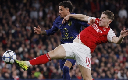 Gyokeres ghi cú đúp, Arsenal vùi dập Atletico Madrid trong 15 phút