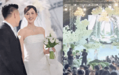 Chị đẹp siêu mẫu làm 1 điều ở hôn lễ thế kỷ của Hoa hậu Đỗ Hà và chồng thiếu gia