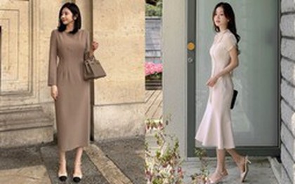 Từ ngày mặc 4 kiểu váy liền này, tôi gặp ai cũng được khen thon thả, dáng chuẩn không cần chỉnh
