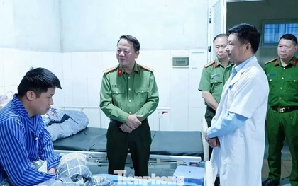 Đại úy Công an bị thương khi giải cứu cháu nhỏ bị đối tượng kề dao vào cổ