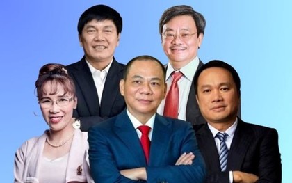 Vợ tỷ phú Phạm Nhật Vượng lọt Top 5 người giàu nhất, tiến sát bà Phương Thảo, Chủ tịch TCBS Nguyễn Xuân Minh lọt top 30