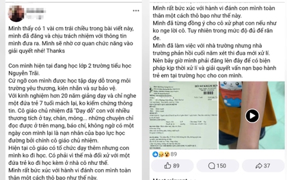 Thông tin cô "dạy dỗ" quá tay gây xôn xao mạng xã hội: Cô giáo đã xin lỗi phụ huynh