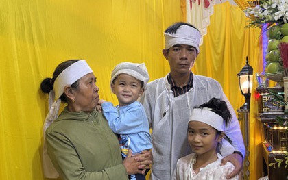 Vụ nữ công nhân bị lũ cuốn ở Đà Nẵng: Tiếng khóc xé lòng của hai đứa trẻ