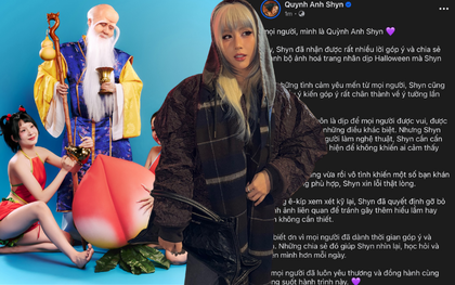 Quỳnh Anh Shyn xin lỗi, gỡ gấp bộ ảnh Halloween Ông Thọ gây tranh cãi
