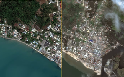 Ảnh vệ tinh trước - sau cho thấy siêu bão Melissa càn quét thế nào: "Đó là trải nghiệm kinh hoàng nhất trong đời tôi"