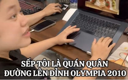 Phản ứng sốc của cô gái khi biết sếp mình chính là... Quán quân Olympia: Quả này đố dám cãi!