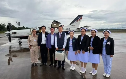 Thủ tướng Thái Lan Anutin trực tiếp lái máy bay vận chuyển tạng hiến, cứu sống 7 bệnh nhân