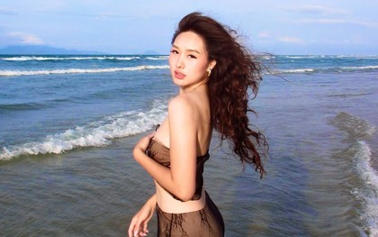 Ái nữ hoa khôi bóng chuyền Kim Huệ xinh quá!