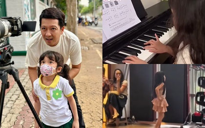 Con gái Trường Giang 6 tuổi được học đủ thứ chuẩn "cầm kỳ thi họa"
