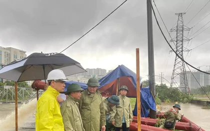 Hà Nội phát lệnh báo động lũ tại 7 xã