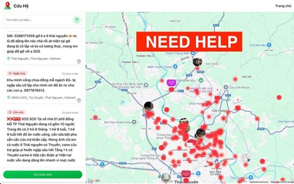 Hai bạn trẻ lập website tổng hợp hàng nghìn lời kêu cứu giữa mưa lũ