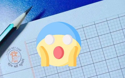 Bài tập viết của học sinh lớp 1 khiến ai cũng sang chấn: Phụ huynh cũng có giới hạn mà!