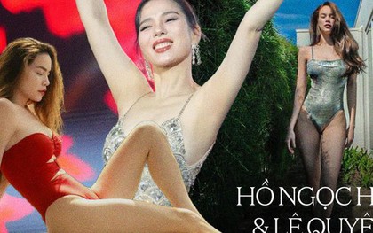 Body ngoài 40 bốc lửa của Hồ Ngọc Hà và Lệ Quyên được quyết định bởi "nửa kia": Cứ làm thế này còn lâu mới già!