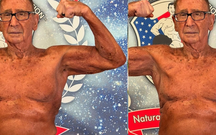 Bí quyết trường thọ của VĐV thể hình lớn tuổi nhất thế giới vô địch ở tuổi 100!