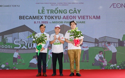 BECAMEX TOKYU và AEON Việt Nam tổ chức ngày hội trồng cây “cánh rừng quê hương” tại MIDORI PARK SQUARE
