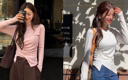 4 cách mặc áo thun dài tay tới công sở siêu trẻ trung và chuẩn thanh lịch