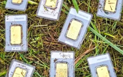 Phát hiện 10 thỏi vàng khi đang cắt cỏ, trị giá lên đến hơn 1 tỷ đồng