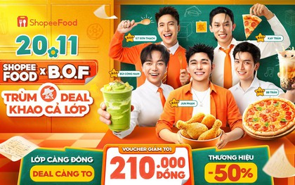 20.11 mở tiệc thịnh soạn với loạt deal tri ân của ShopeeFood