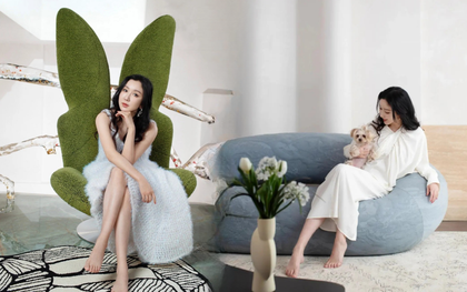 Chịu chơi nhất showbiz: Sofa "vô cực", đảo bếp đá quý chỉ là chuyện nhỏ, chi tiết đắt giá này trong biệt thự 6 tầng 666m2 của Lâu Nghệ Tiêu mới khiến người xem lụi tim!