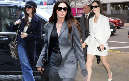 Đẳng cấp thời trang mùa đông của Anne Hathaway: Lên đồ sang trọng với toàn những item cơ bản nhất