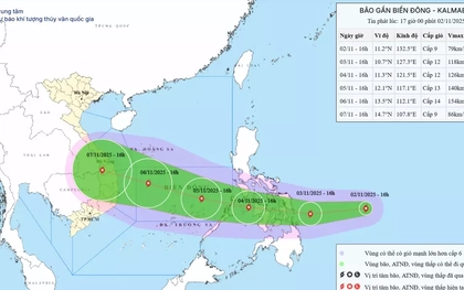 Bão số 13 cực kỳ nguy hiểm trên Biển Đông