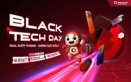 “Black Tech Day” lớn trong năm: Điện thoại giảm gần 10 triệu đồng, phụ kiện từ 9.000 đồng
