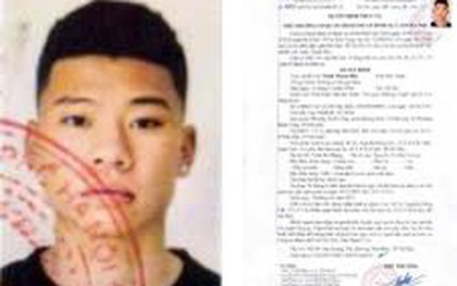 Truy nã Trịnh Thanh Hải sinh năm 1998