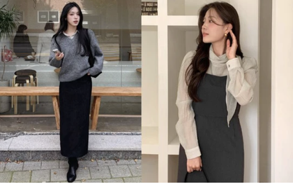 5 cách diện váy mùa đông đơn giản mà đẹp lung linh