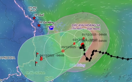 Sóng lớn từ bão số 15 khiến 4 người chết, mất tích