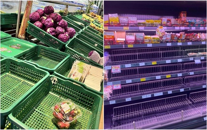 Cảnh tượng "đi mua không sót một thứ gì" trước khi bão cuồng phong Kalmaegi đổ bộ hôm nay!