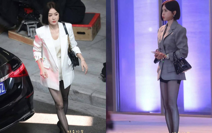 Nữ chính gây tranh cãi nhất hiện tại: Đi làm toàn mặc quần tất đen với đồ ngắn