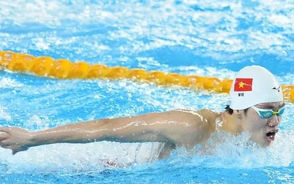 Các kình ngư Huy Hoàng, Hưng Nguyên và Thanh Bảo tập huấn nước ngoài trước thềm SEA Games 33