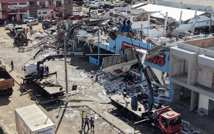 Lốc xoáy gần như "xoá sổ" thị trấn ở Brazil: 6 người chết, 437 người bị thương, 1000 dân sơ tán