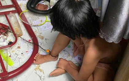 Bức xúc vụ việc cha xích chân con trong căn phòng bẩn thỉu