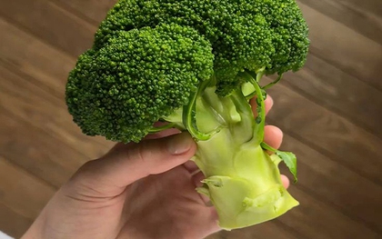 Đến giờ tôi mới biết 2 thứ này trên bông cải xanh chống ung thư gấp 100 lần phần bông! "Tiếc hùi hụi" vì toàn vứt bỏ