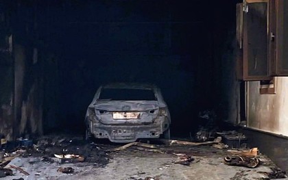 Nghi án người đàn ông phóng hỏa đốt ô tô rồi tự thiêu