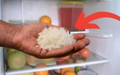 Để nắm muối vào tủ lạnh, công dụng "vàng 10", ai nghe thấy cũng muốn làm thử