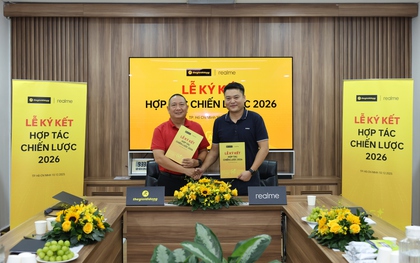 realme và Thế Giới Di Động ký kết chiến lược 2026: Đặt mục tiêu tăng trưởng 2 chữ số, bứt tốc phân khúc trung - cao cấp
