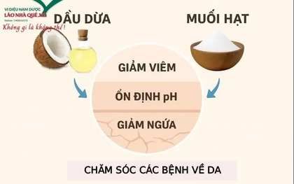 Giải pháp tự nhiên cho da khô nứt nẻ, chai sần chỉ từ dầu dừa và nước muối ấm